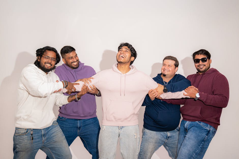 group of friends  for clothes