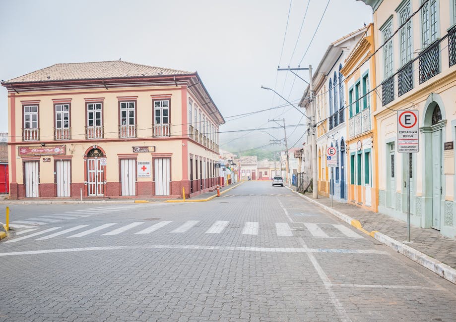 colonial Brazilian town street market