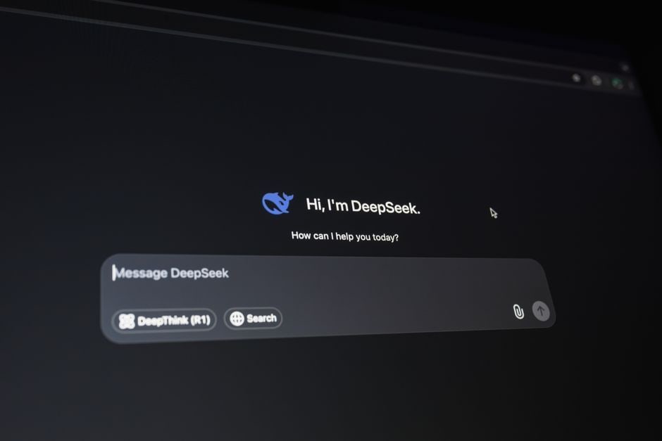 A person staring thoughtfully at a tablet displaying a chatbot interface, with several question mark icons floating around, symbolizing user uncertainty about AI interactions and the need for clarity under new regulations.